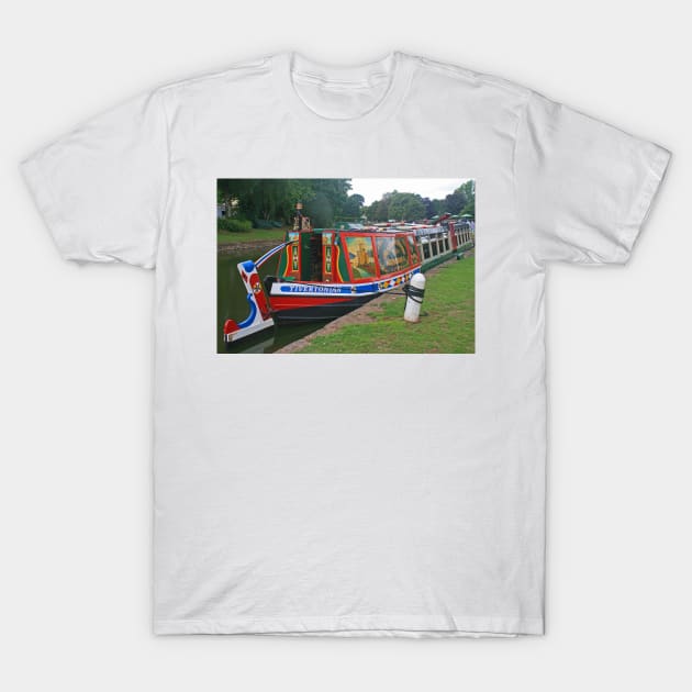 Tivertonian Horse Drawn Barge, August 2022 T-Shirt by RedHillDigital